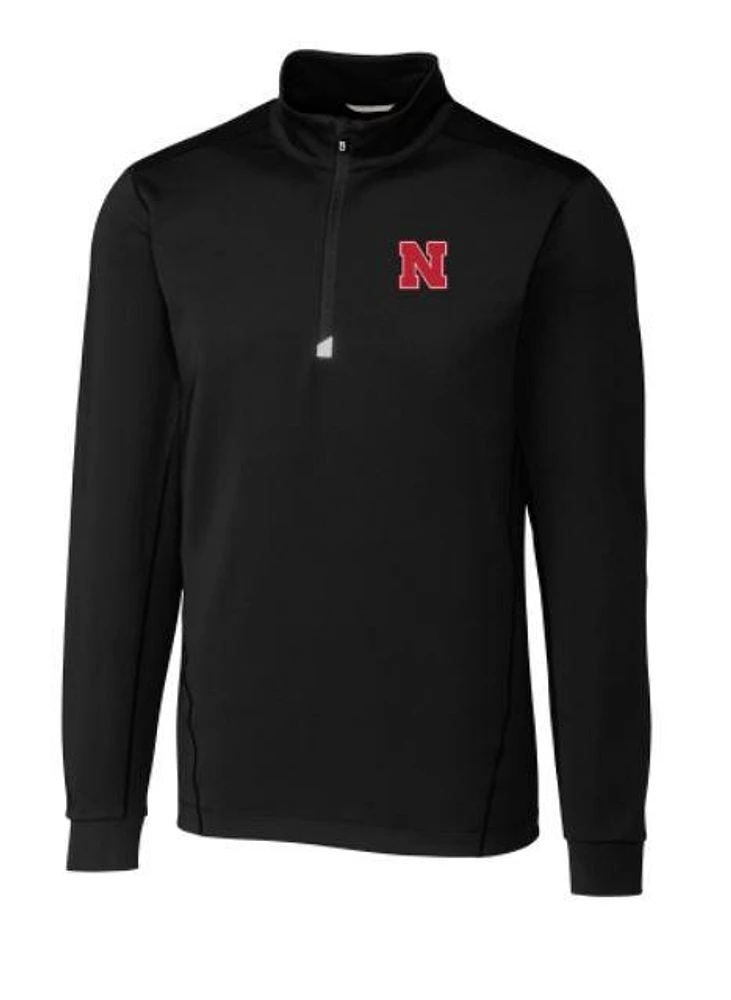 Nebraska Cutter & Buck Big Tall Traverse Half Zip Pullover