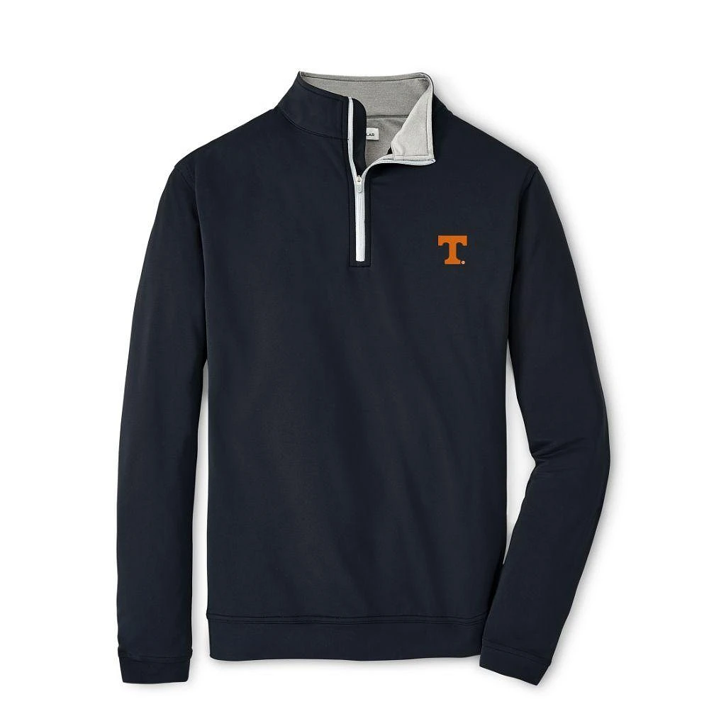 Tennessee Peter Millar Perth Solid 1/4 Zip Pullover