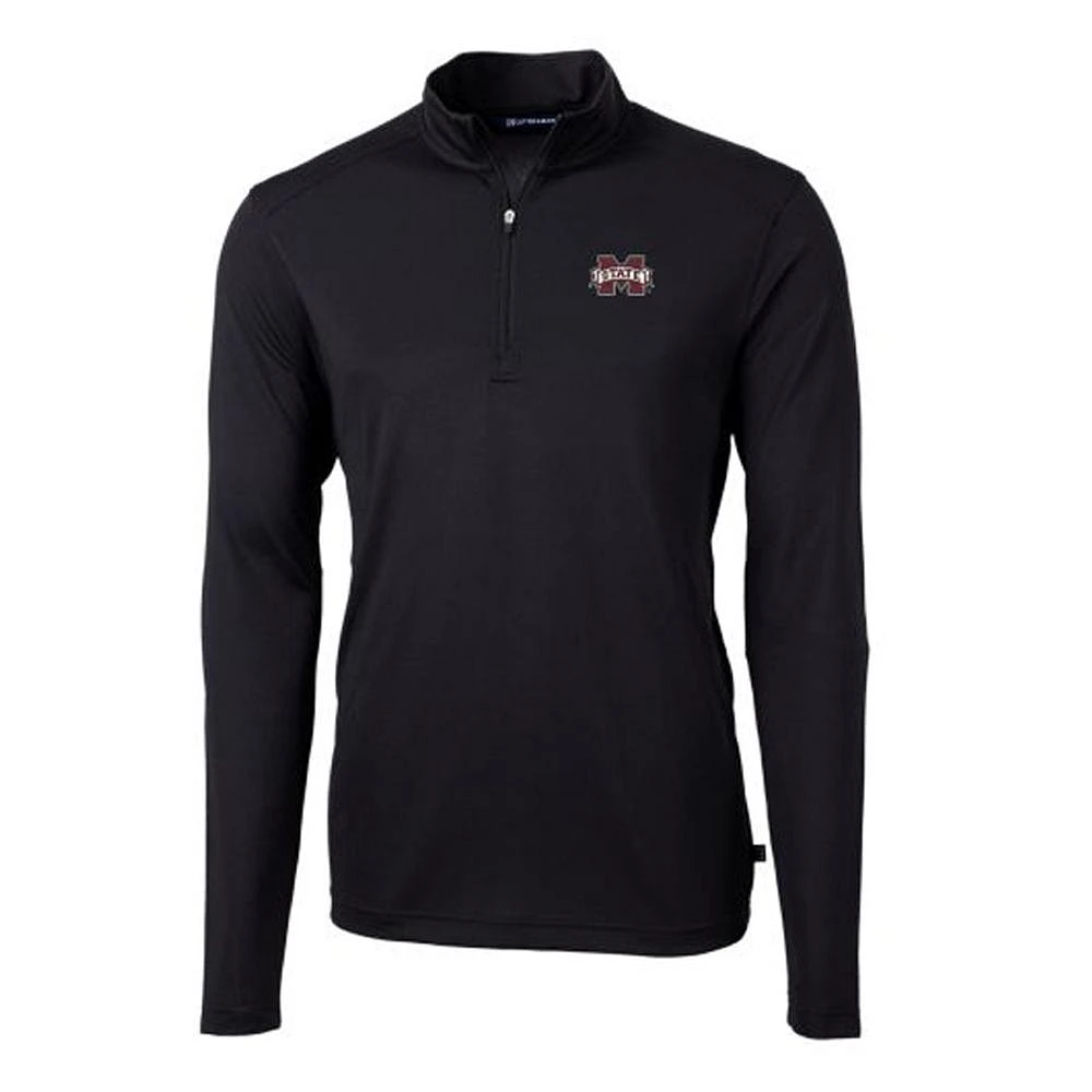 Mississippi State Cutter & Buck Ecopique Virtue Half Zip Pullover