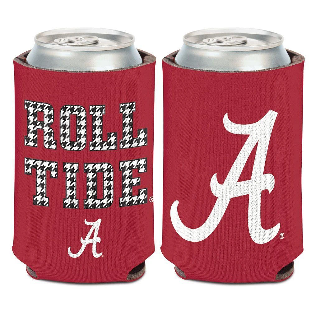 Alabama 12 Oz Roll Tide Houndstooth Can Cooler