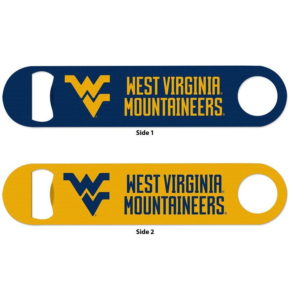 West Virginia 2 Sided Metal Bottle Opener