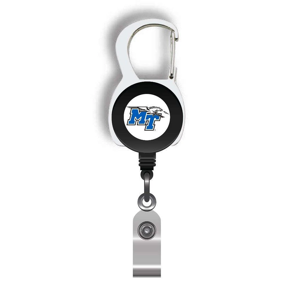 MTSU Carabiner Badge Reel