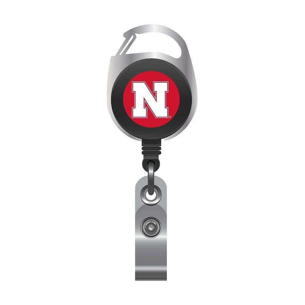 Nebraska Carabiner Badge Reel