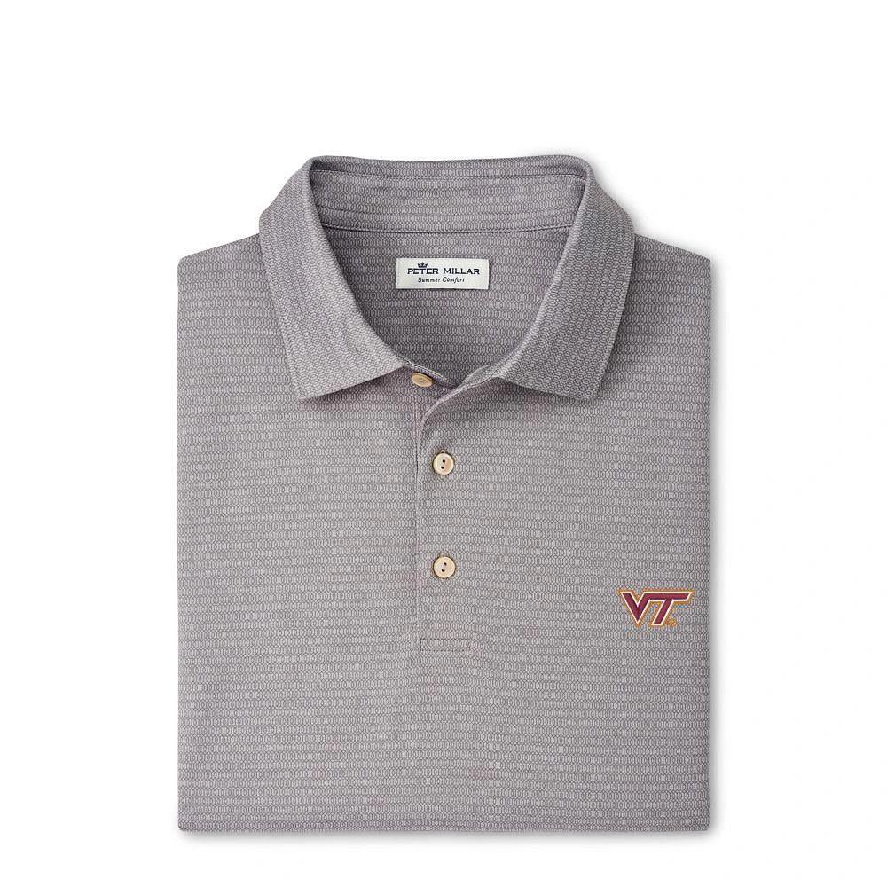 Virginia Tech Peter Millar Groove Performance Polo