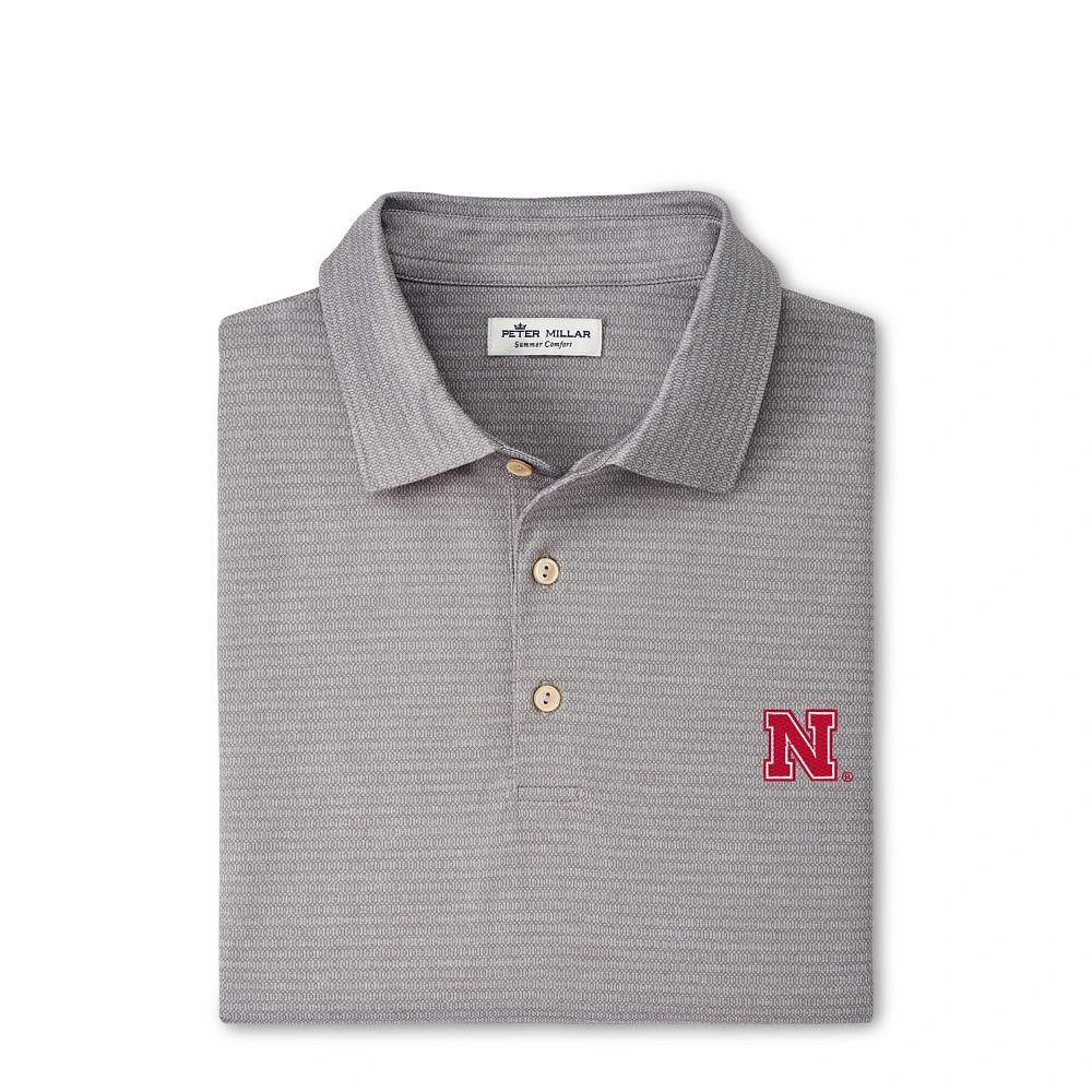 Nebraska Peter Millar Groove Performance Polo