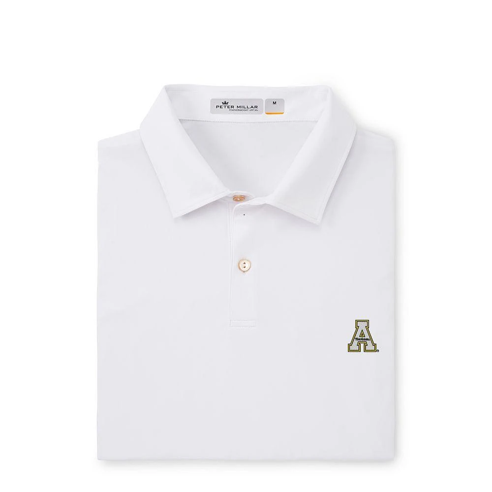 Appalachian State Peter Millar Featherweight Melange Polo