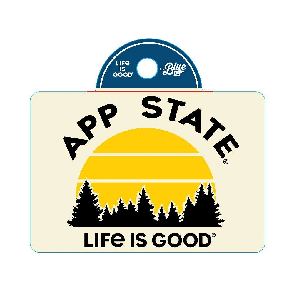 App State Life is Good Mountain Decal