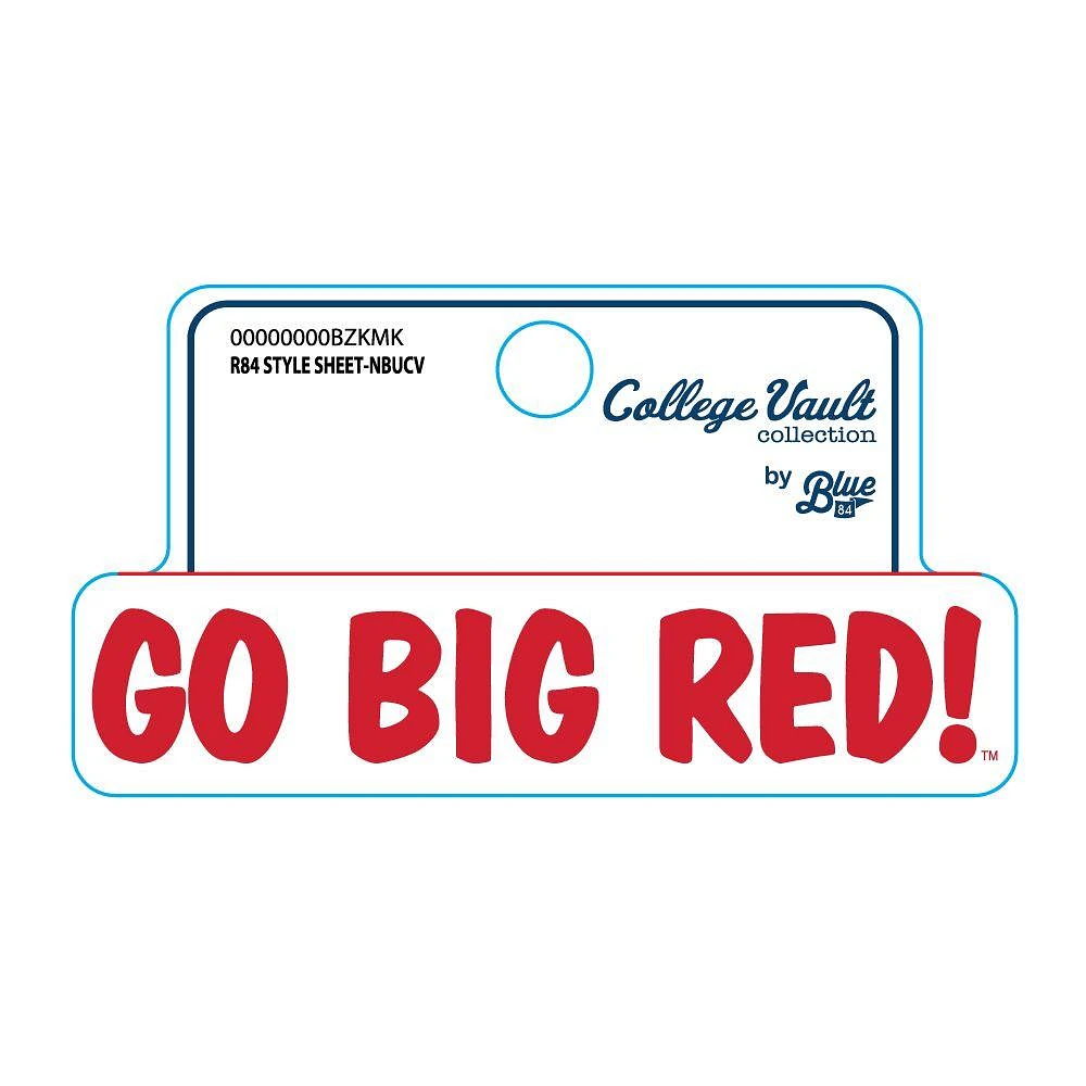 Nebraska Vault Go Big Red Decal