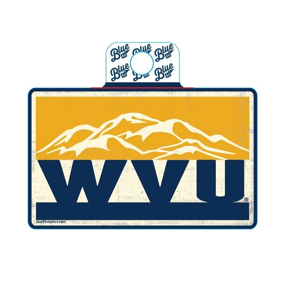 WVU Mountain View Decal
