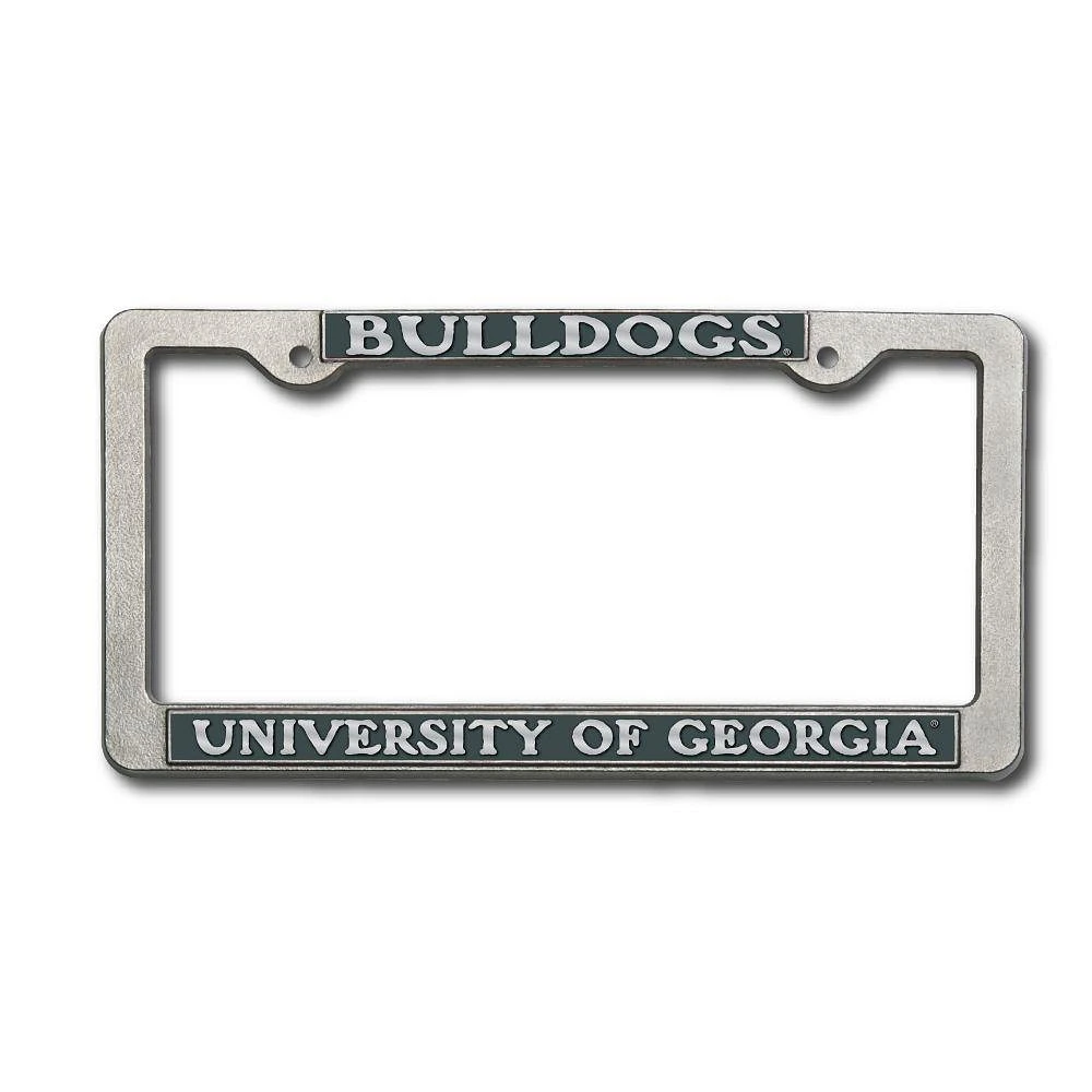 Georgia Bulldogs Pewter License Plate Frame