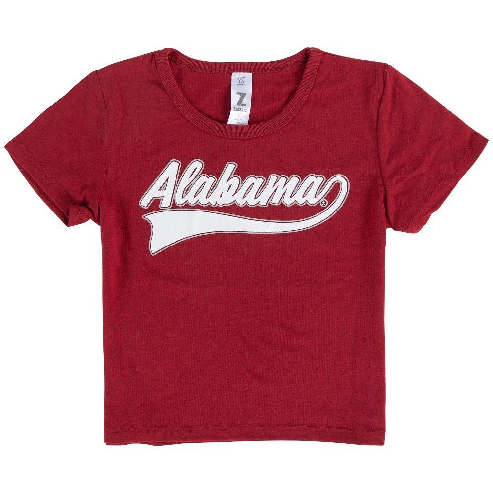 Alabama Zoozatz YOUTH Crop Short Sleeve Tee