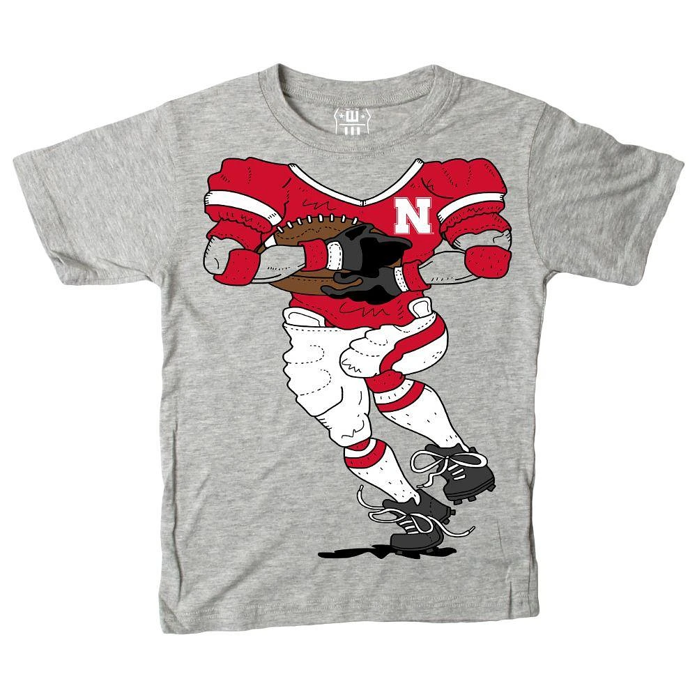 Nebraska Toddler Football Player Tee