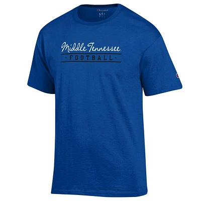 MTSU Champion Women's Script Bar Football Tee