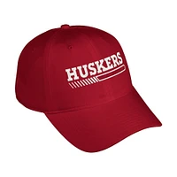 Nebraska Adidas Coach Slouch Huskers Adjustable Hat