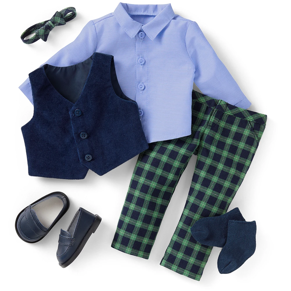 American Girl® x Janie and Jack Tartan Plaid Outfit for 18-inch Dolls