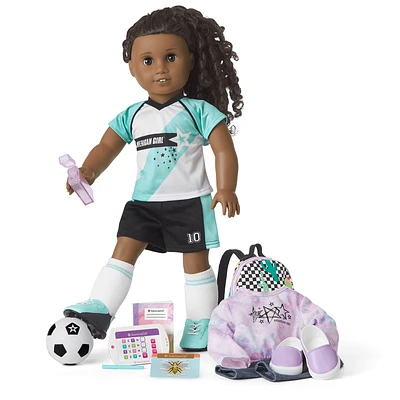 American Girl® Truly Me™ Doll #67 and School Day to Soccer Play Set