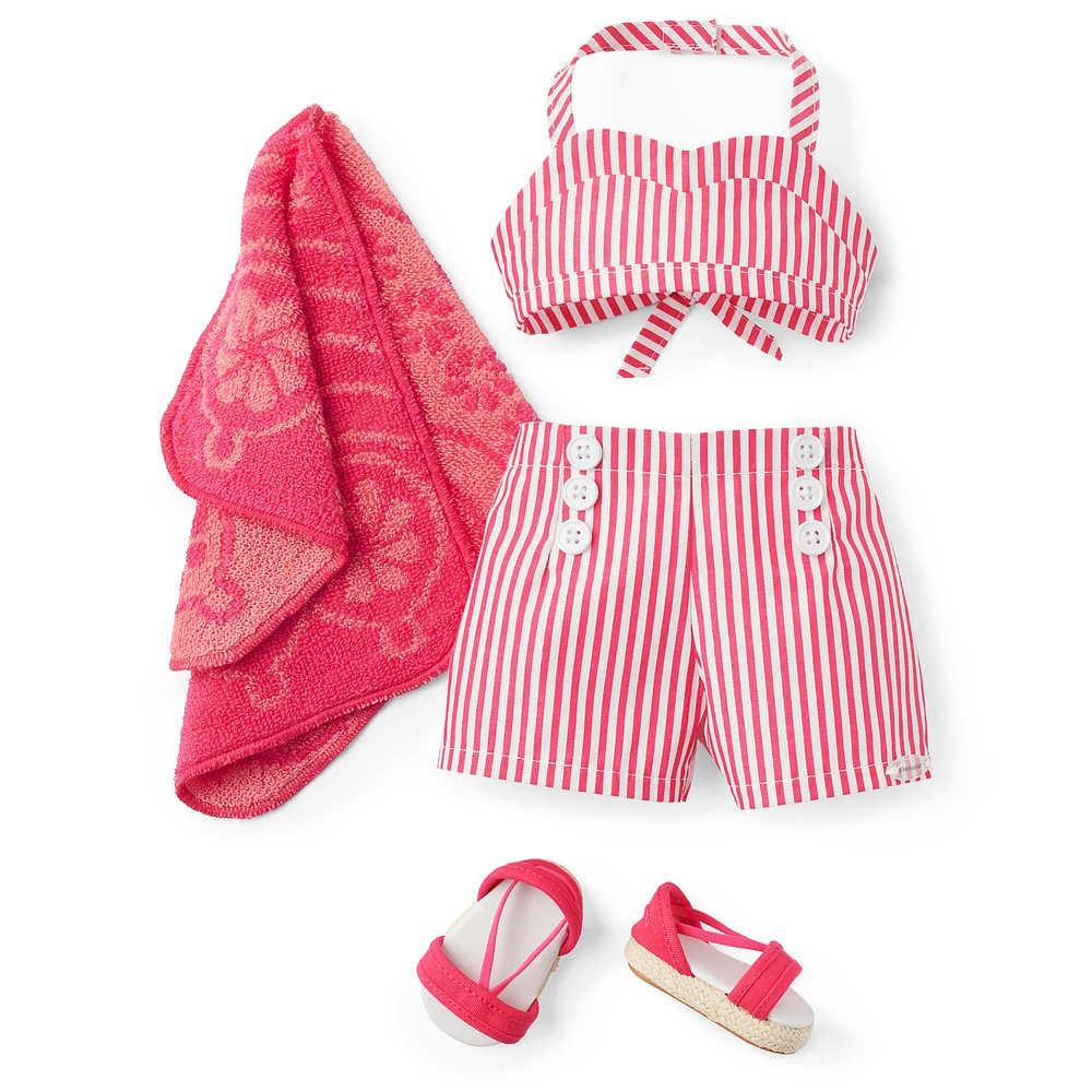 Nanea’s™ Two-Piece Swimsuit for 18-inch Dolls (Historical Characters)