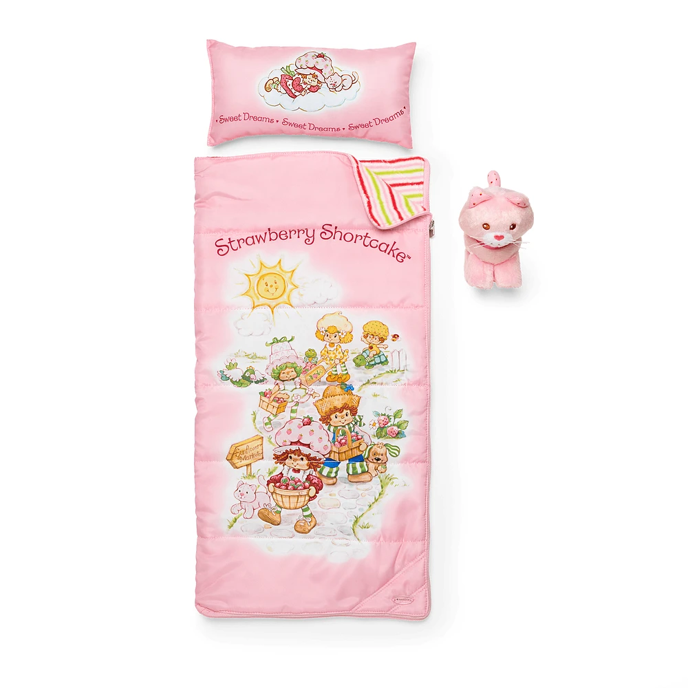 Courtney's™ Strawberry Shortcake™ Sleeping Bag Set for 18-inch Dolls (Historical Characters)
