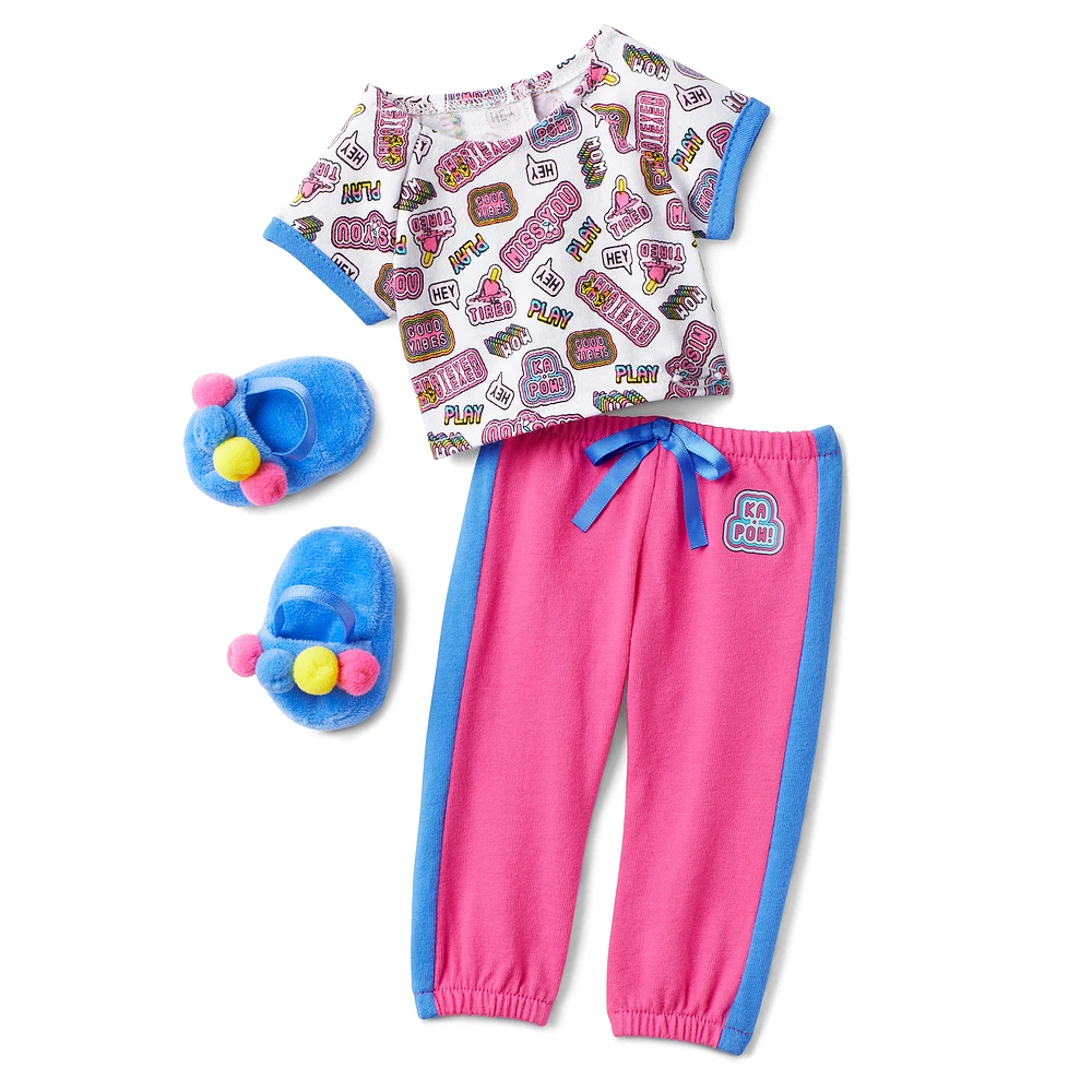 Talk All Night Pajamas for 18-inch Dolls