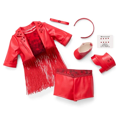 July Remarkable Ruby Outfit for 18-inch Dolls