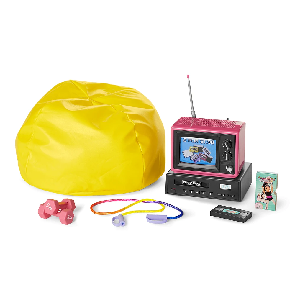 Courtney‘s™ TV & Fitness Accessories for 18-inch Dolls (Historical Characters)