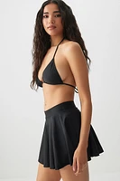 Ardene Flowy Skort Bikini Bottom in | Size | Polyester/Elastane | Microfiber