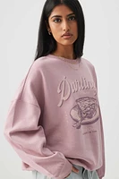Ardene Gourmet Print Sweatshirt in | Size | Polyester/Cotton | Fleece-Lined
