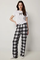 Ardene Flared PJ Pants in | Size | Polyester/Elastane | Eco-Conscious