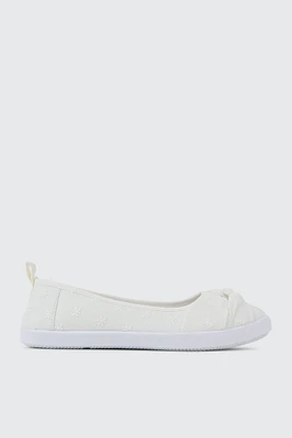 Ardene Slip On Sneakers in White | Size | Eco-Conscious