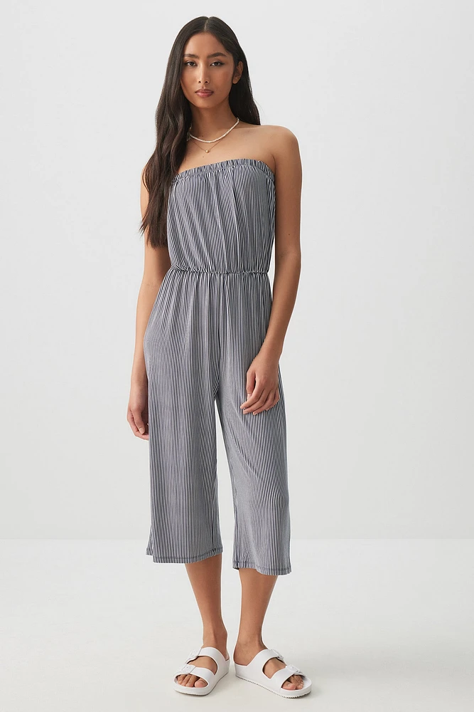 Ardene Basic Super Soft Tube Jumpsuit | Size | Polyester/Elastane | Eco-Conscious