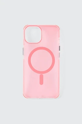 Ardene Frosted iPhone 13/14/15 Case in Light Pink