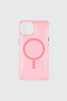 Ardene Frosted iPhone 13/14/15 Case in Light Pink