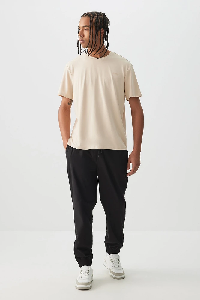 Ardene Man Solid Sports Joggers For Men in | Size | Polyester/Elastane