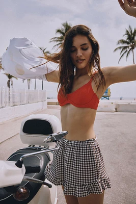 Ardene Ruffle Shorts in | Size | Rayon