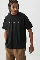 Ardene Man Graphic T-Shirt For Men in Black | Size | 100% Cotton