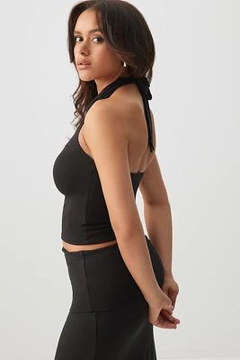 Ardene Super Soft Halter Tank Top in | Size | Polyester/Spandex