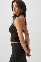 Ardene Super Soft Halter Tank Top in | Size | Polyester/Spandex