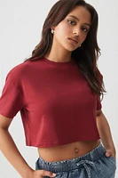 Ardene Basic Ultra Crop Boxy T-Shirt in | Size | Cotton/Elastane | Eco-Conscious
