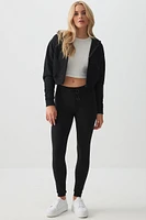 Ardene Adjustable Waist Legging in | Size | Cotton/Elastane/Viscose