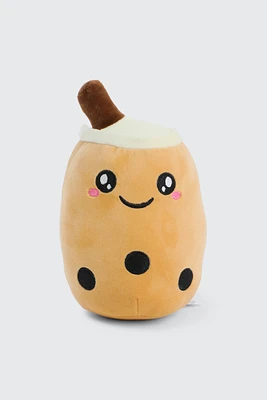 Ardene Kids Bubble Tea Plushie Pillow in Beige | Polyester