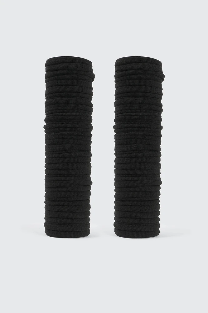 Ardene 60-Pack Hair Ties in Black
