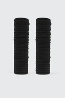 Ardene 60-Pack Hair Ties in Black