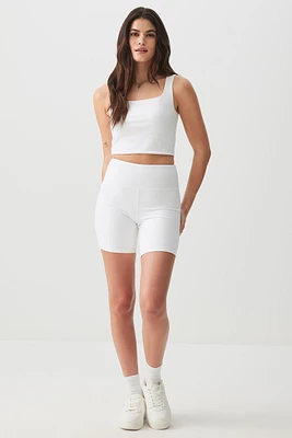 Ardene 7" Butter Biker Shorts in | Size | Nylon/Elastane