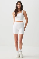 Ardene 7" Butter Biker Shorts in | Size | Nylon/Elastane