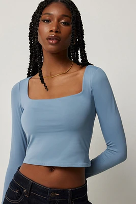 Ardene Contour Long Sleeve T-Shirt in | Size | Elastane/Polyamide
