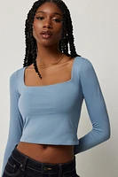 Ardene Contour Long Sleeve T-Shirt in | Size | Elastane/Polyamide