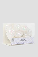 Ardene Kids Iridescent LED Cloud String Lights in White