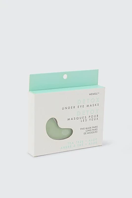 Ardene 5-Pack Detox Under Eye Masks in Sage