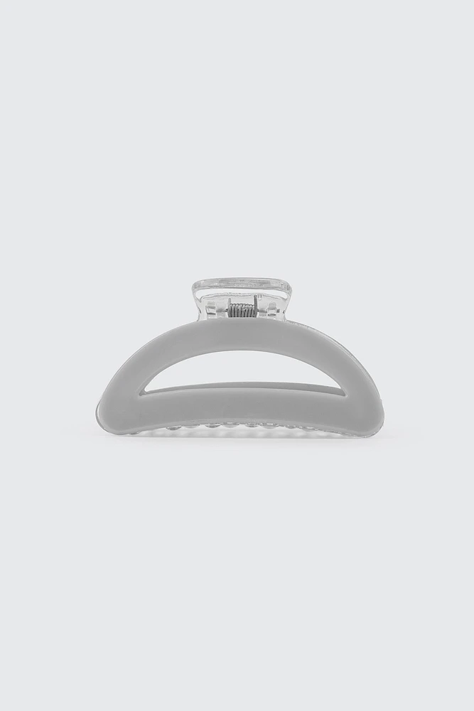 Ardene Cutout Hair Claw in Grey