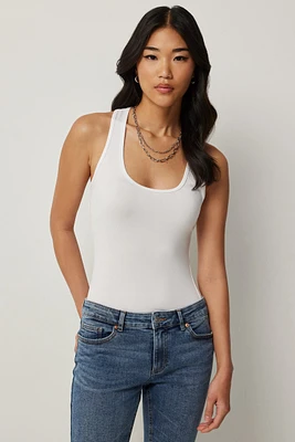 Ardene Effortless Basic Scoop Tank in | Size | Polyester/Elastane | Eco-Conscious